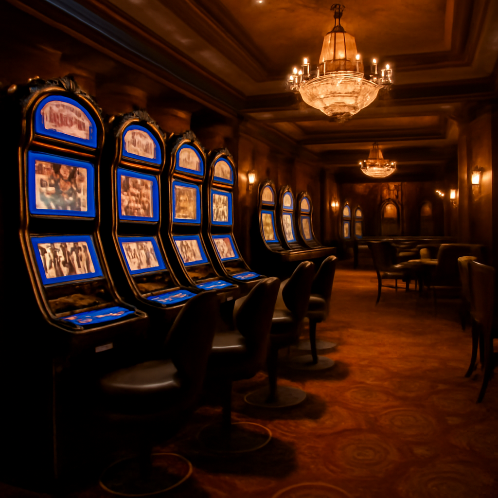 Luxurious casino interior ambience